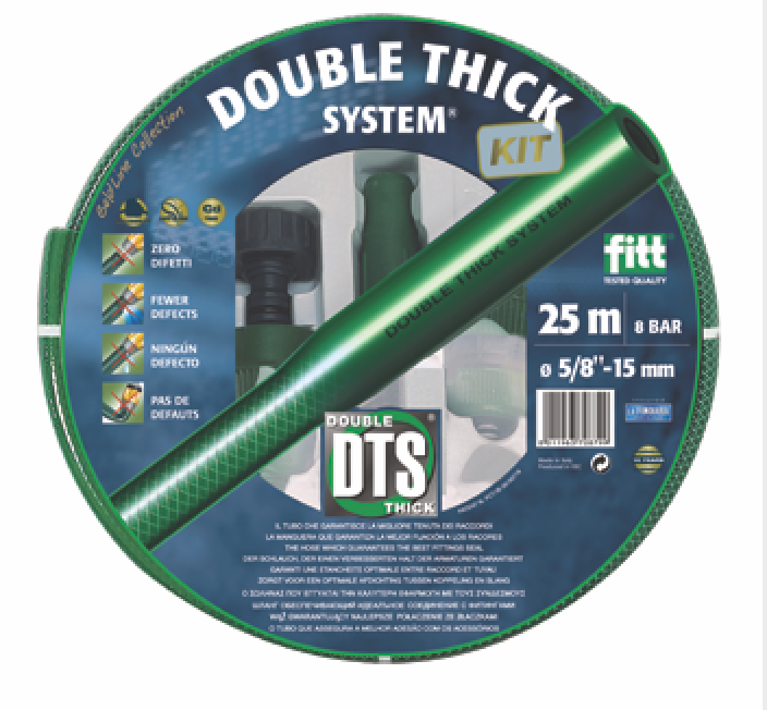 HOSE DTS REINFORCED 15M FITTED