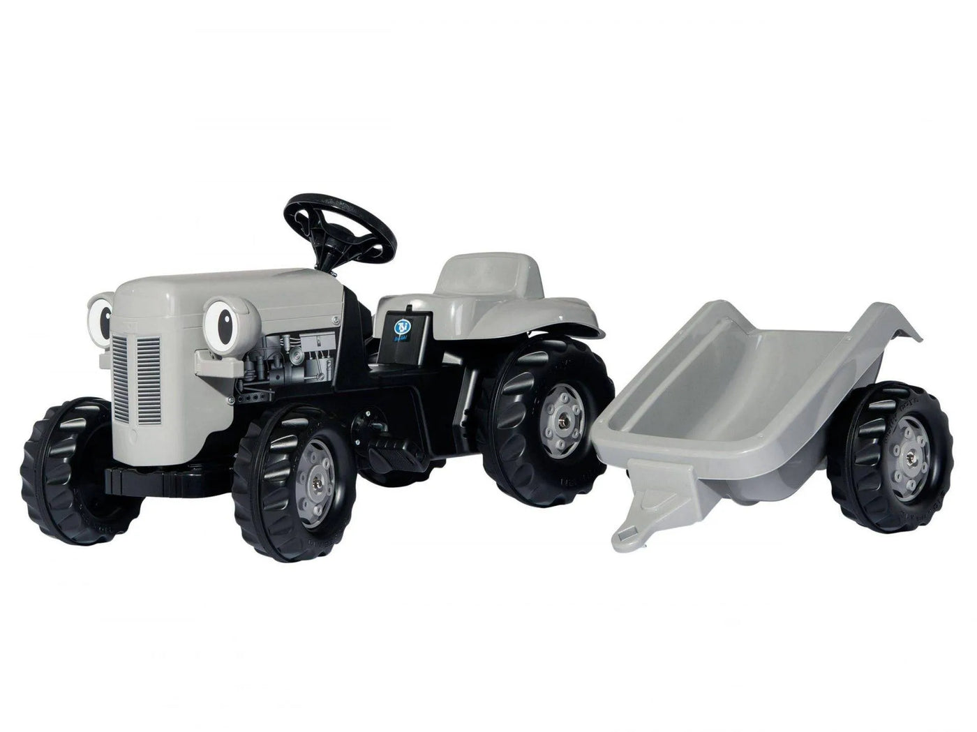 Rolly Kids Little Grey Fergie Pedal Tractor & Trailer