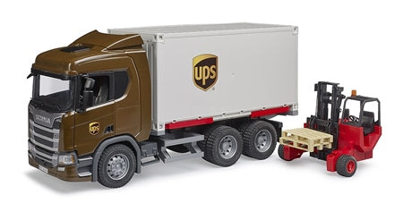 SCANIA SUPER 560R UPS LOGISTICS TRUCK W/FORKLIFT (3581)