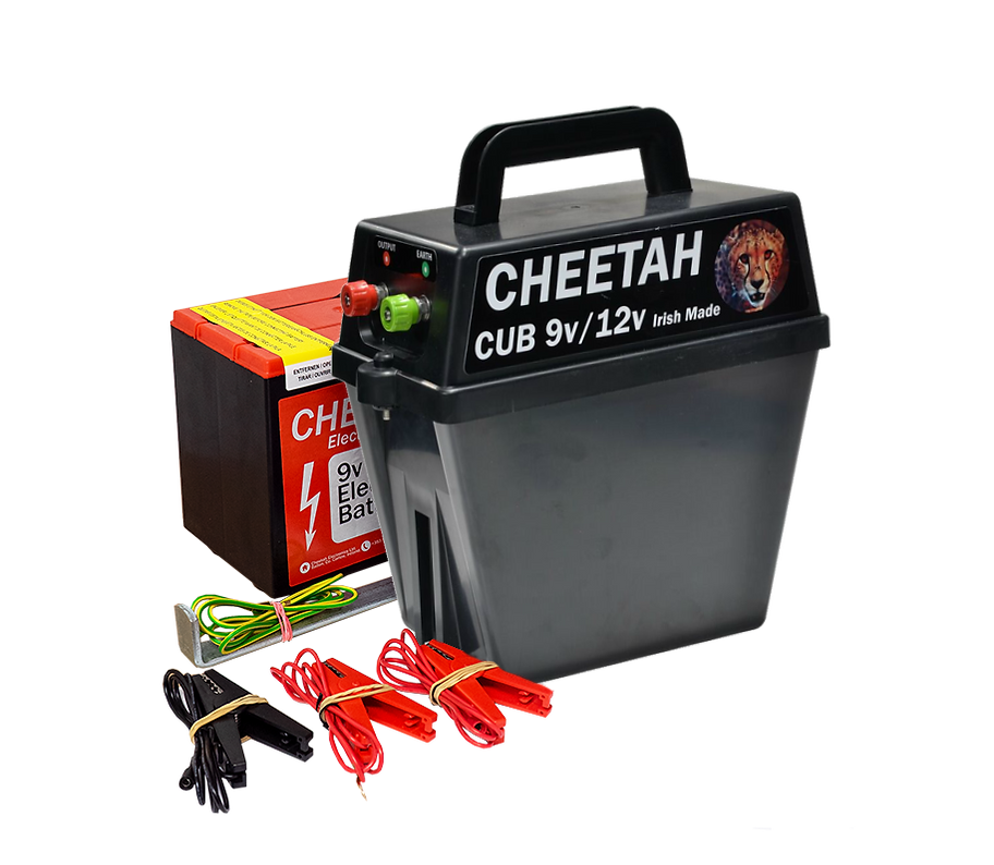 CHEETAH CUB 9V/12V BATTERY FENCER