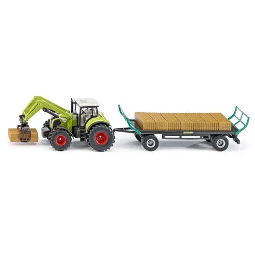 1:50 CLAAS TRACTOR W/BALE GRAB & OEHLER TRAILER