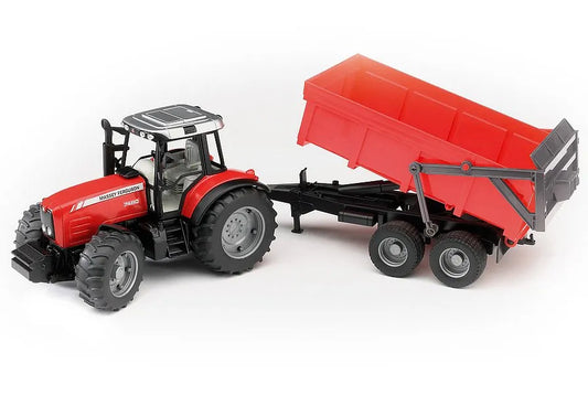 MASSEY FERGUSON 7480 TRACTOR & TRAILER