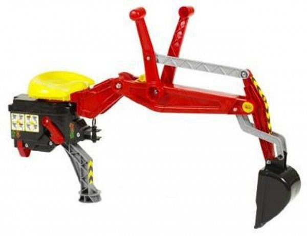 "ROLLY" RED BACKHOE LOADER FOR LARGE TRACTORS