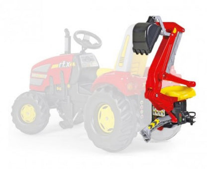 "ROLLY" RED BACKHOE LOADER FOR LARGE TRACTORS