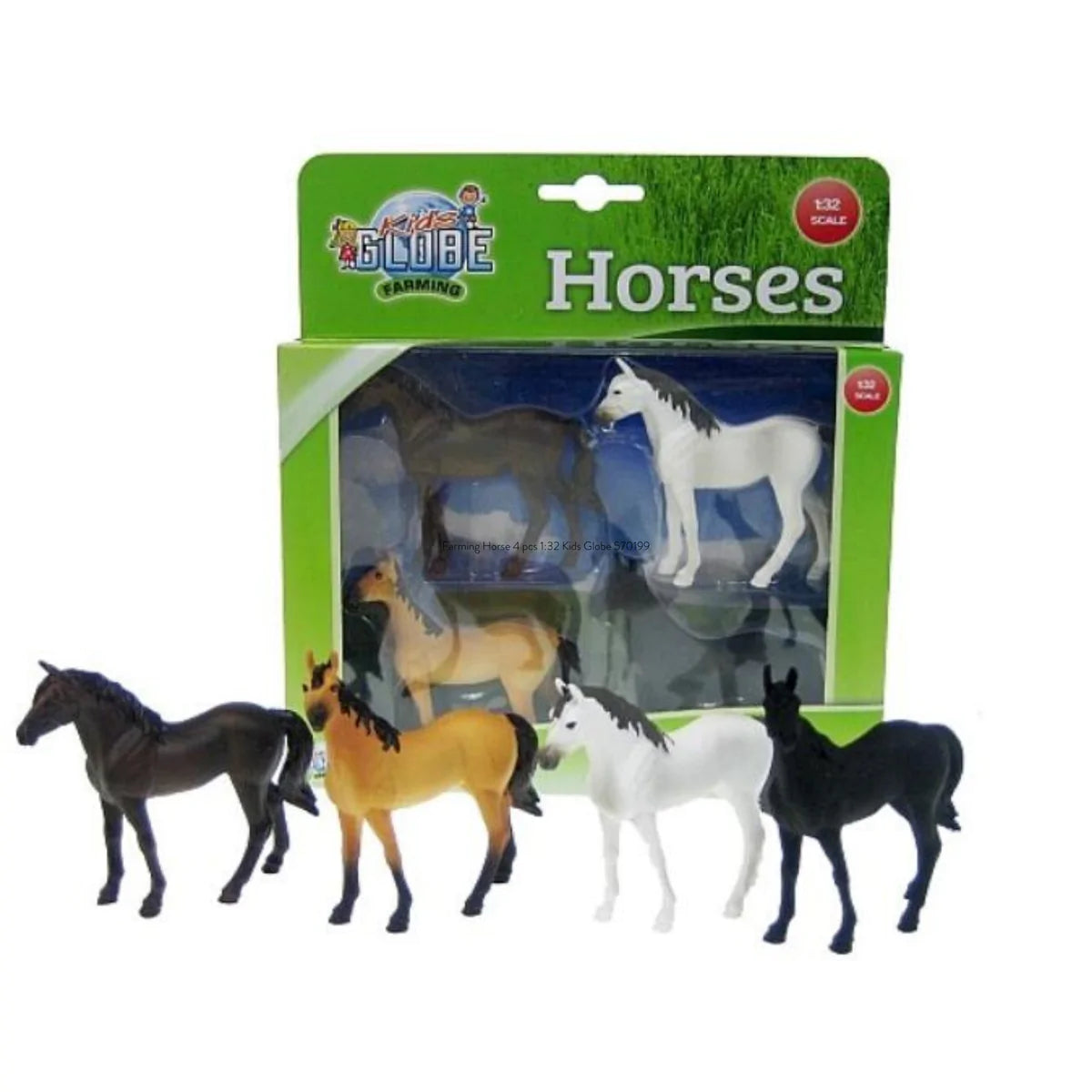 1:32 FARMING HORSE 4 PCS