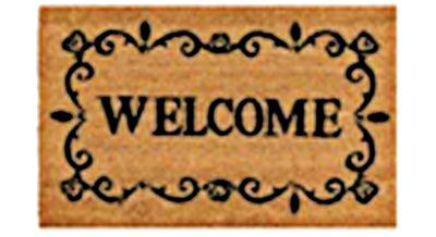 PRINTED COCO MAT - WELCOME HOME
