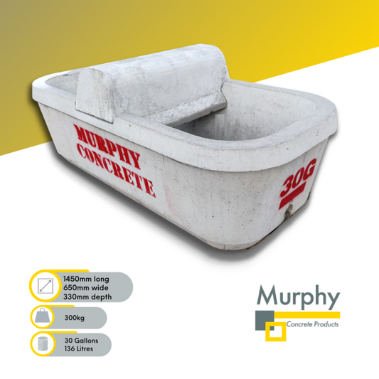 CONCRETE TROUGH (top fill) MURPHY