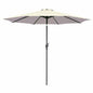 PARASOL WITH CRANK AND TILT