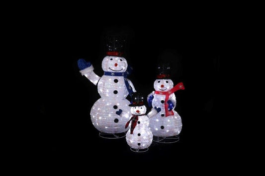 SET OF 3 POP-UP SNOWMEN