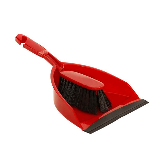 DUSTPAN SET BURGUNDY