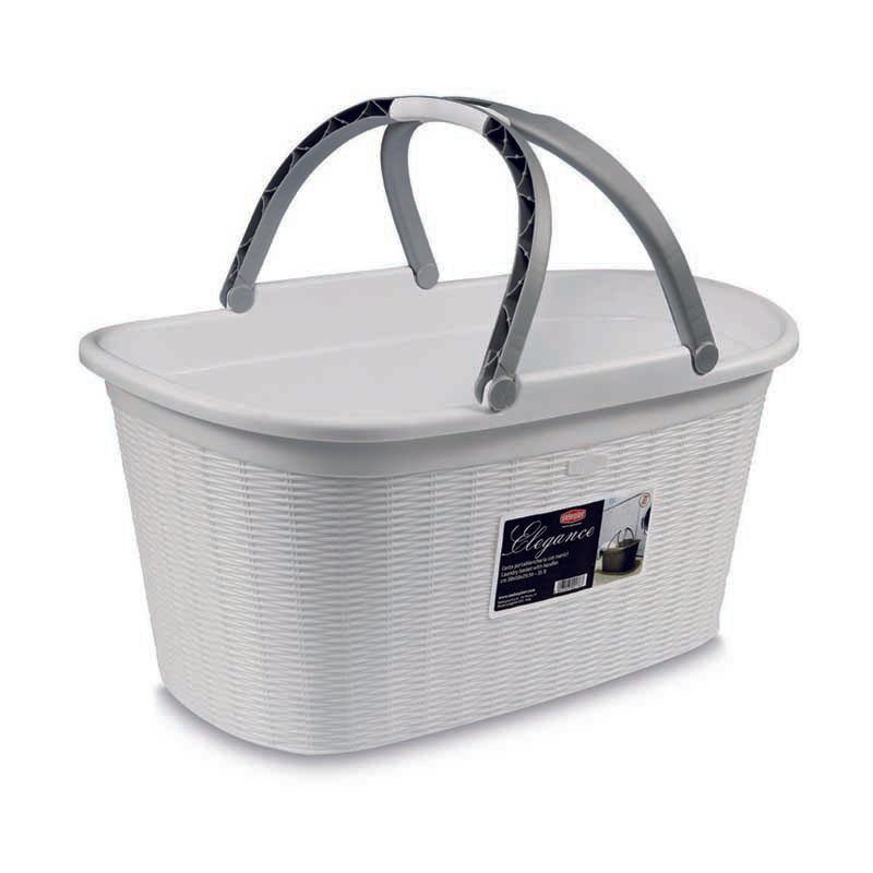 ELEGANCE LAUNDRY BASKET WITH HANDLES