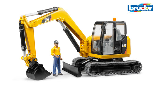 CAT MINI EXCAVATOR W/ WORKER