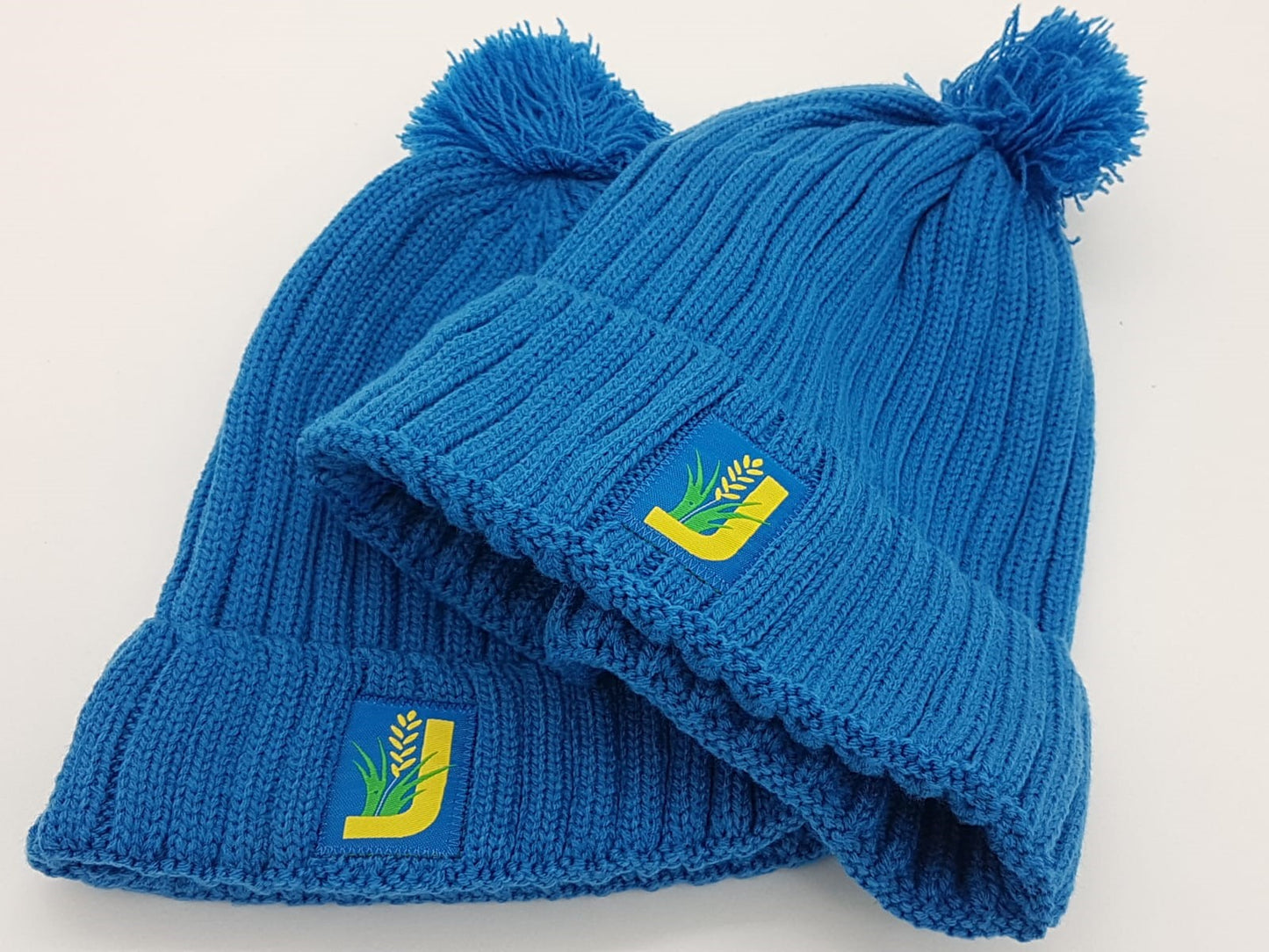 J GRENNAN KIDS BEANIE WITH BOBBLE