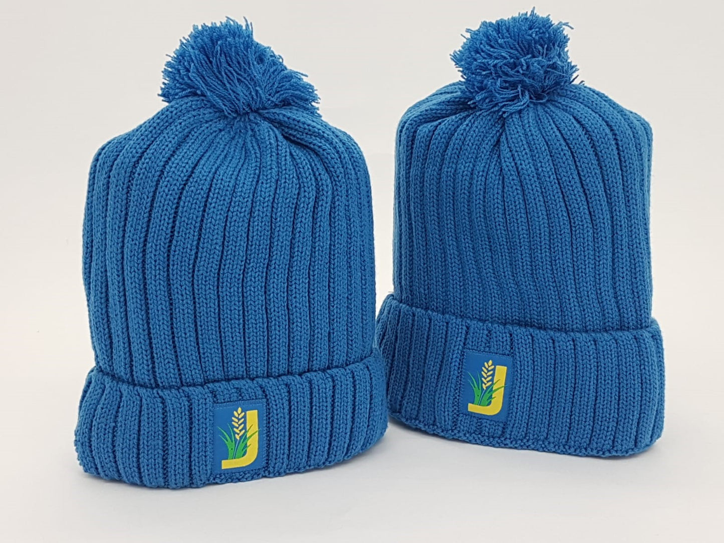 J GRENNAN KIDS BEANIE WITH BOBBLE