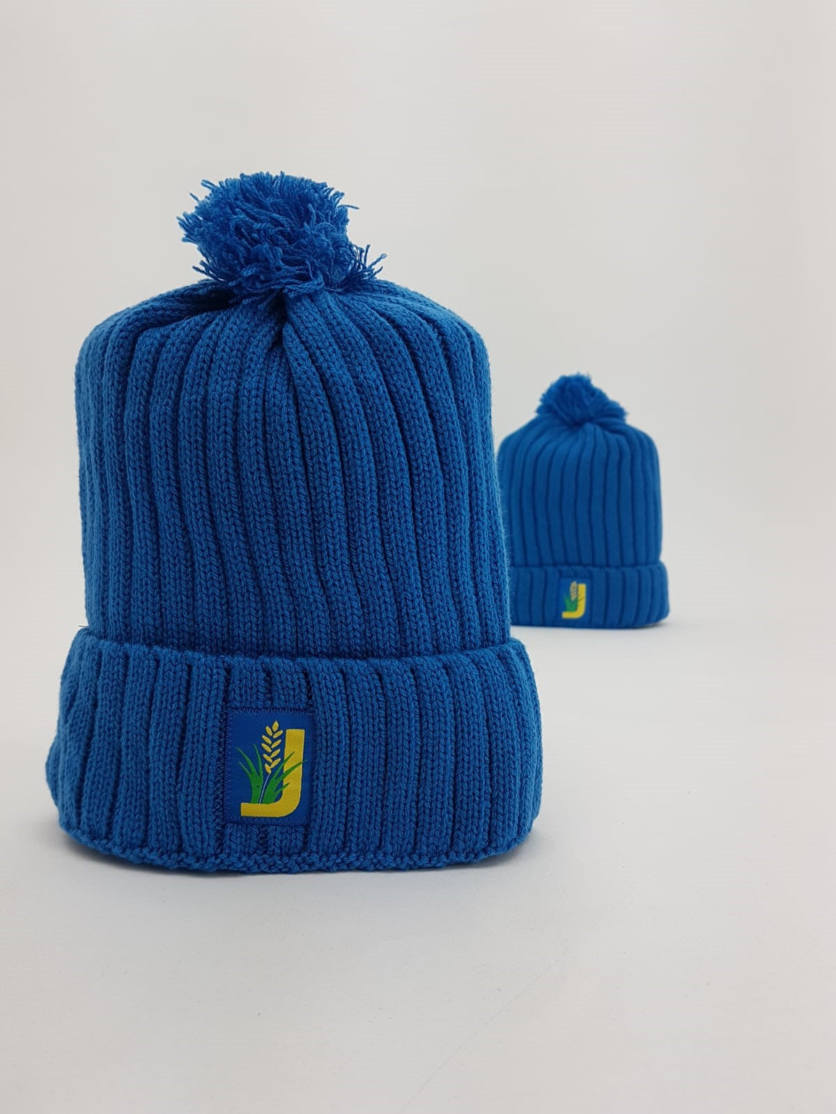 J GRENNAN KIDS BEANIE WITH BOBBLE