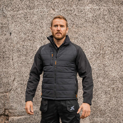 Xpert Pro Rip-Stop Insulated Hybrid Jacket Black