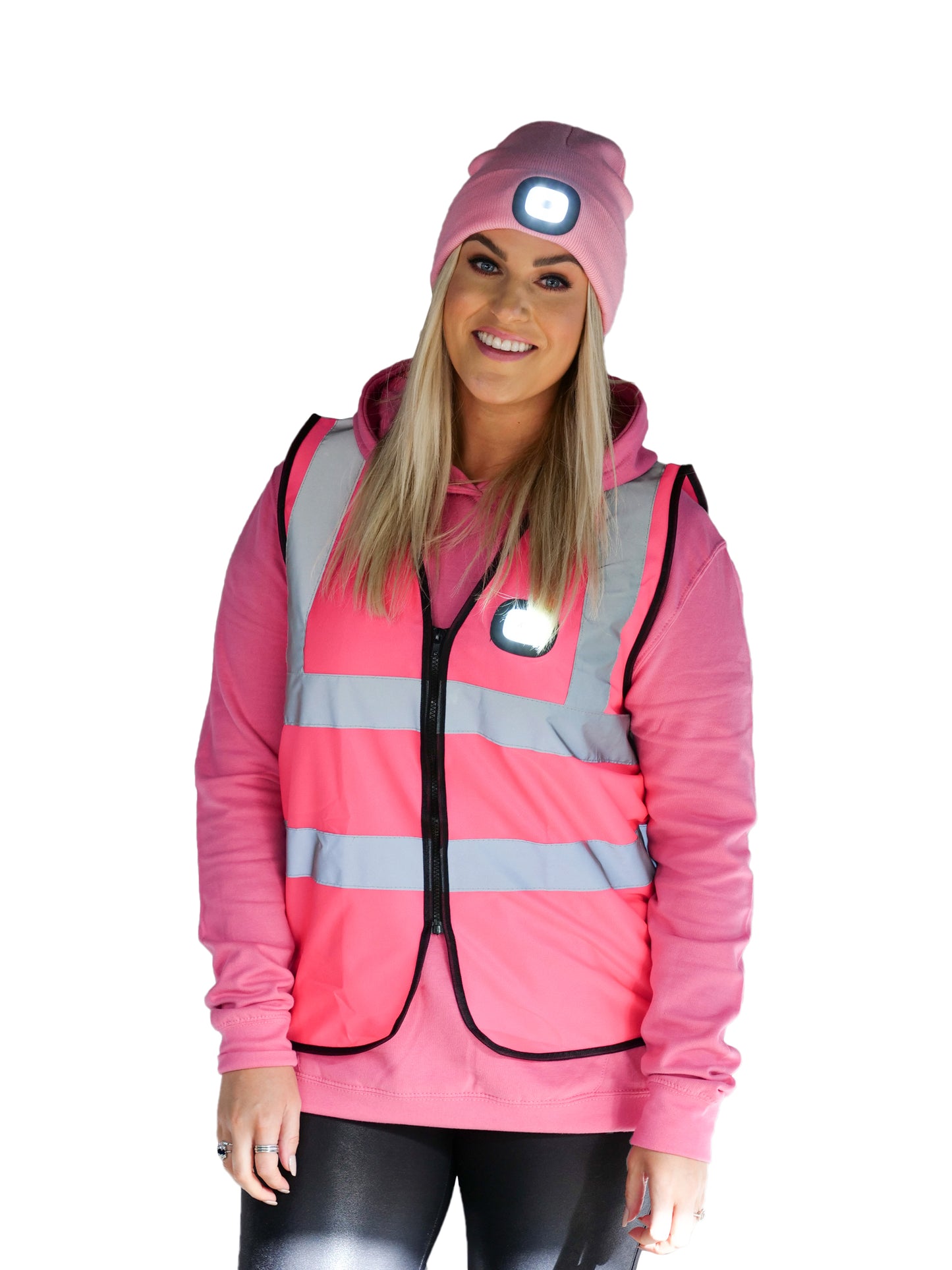 HI VIS VEST & LED LIGHT