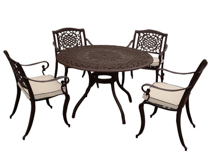 BALLYGOWAN 4-SEAT ROUND SET (BRONZE)