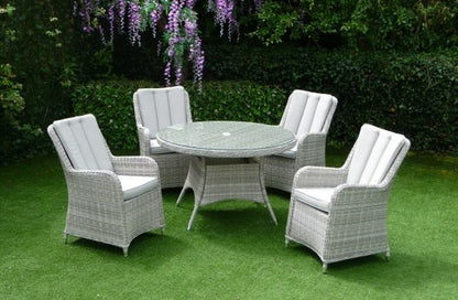 PORTOFINO - VERONA 4 SEAT ROUND DINING SET