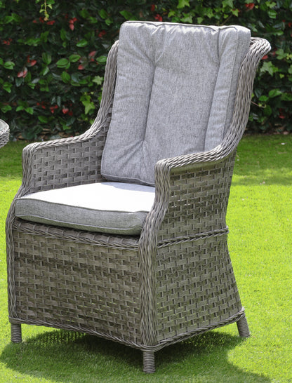 AMALFI 2 SEATER BISTRO SET - DARK GREY