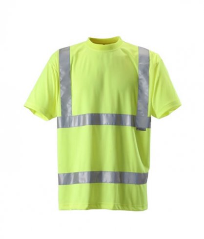 T-SHIRT HI VIS YELLOW BLACKROCK