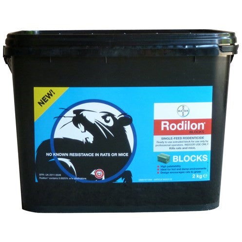 RODILON BLOCKS RAT BAIT 2KG