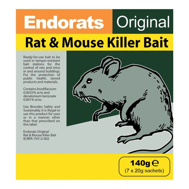 ENDORATS ORIGINAL RAT & MOUSE KILLER BAIT