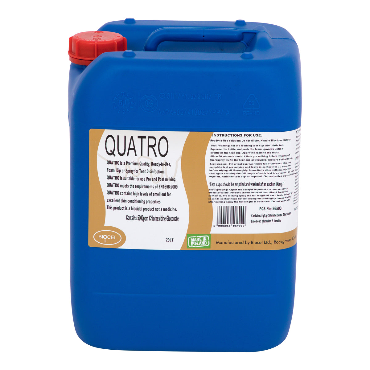 QUATRO TEAT DIP RTU