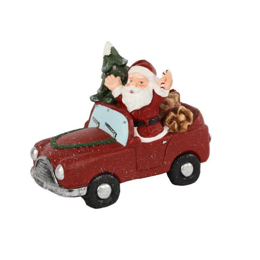 SANTA IN CAR