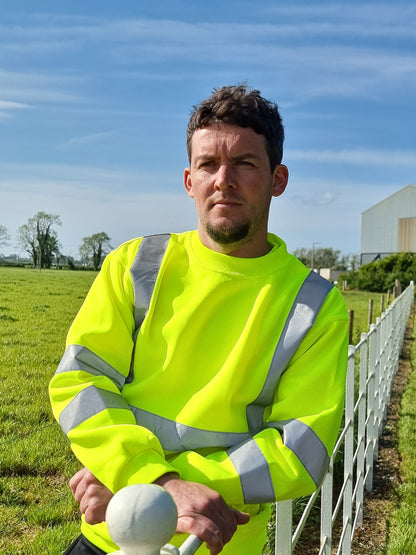 SWEATSHIRT YELLOW HI VIS