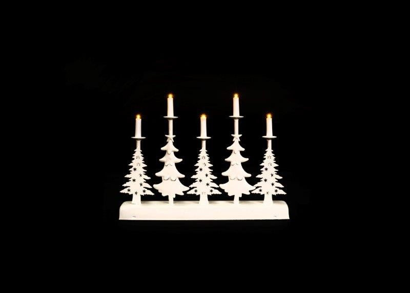 WHITE TREE CANDLE BRIDGE