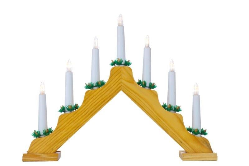 WOODEN CANDLE BRIDGE-PINE