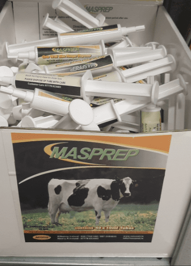 Masprep Tubes (Non Antibiotic Mastitis Treatment)