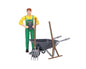 FIGURE SET - FARMER WITH ACCESSORIES