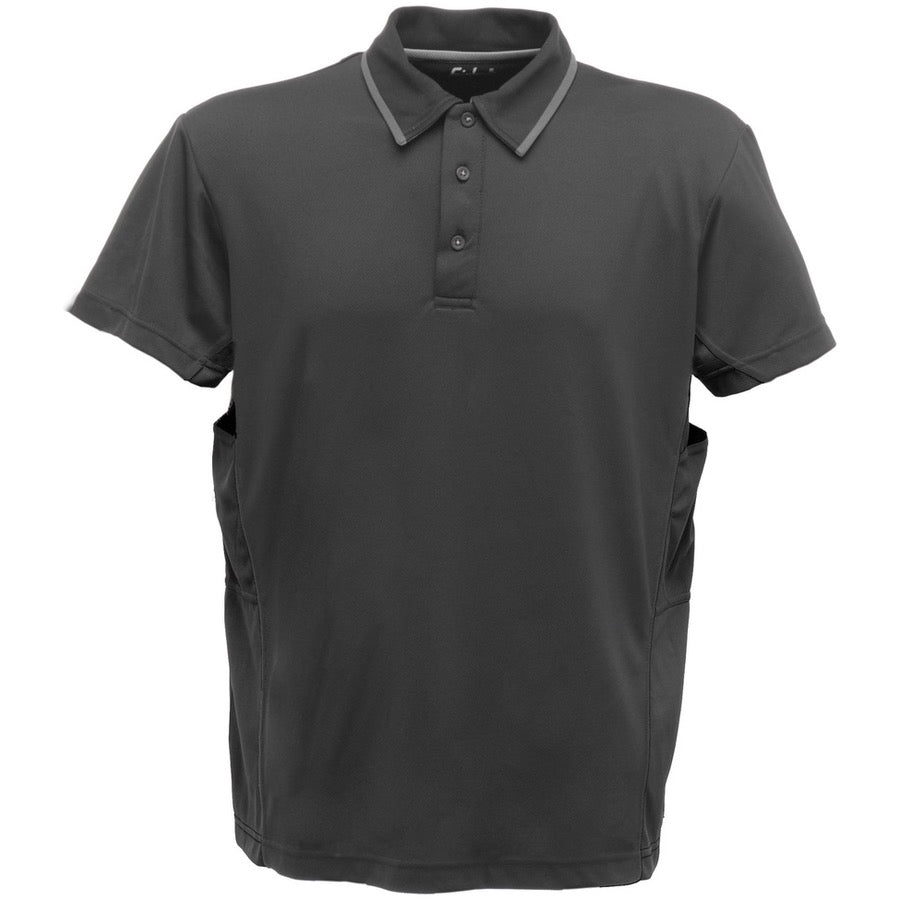 POLO SHIRT WICKING IRON GREY 100% POLYESTER TRA147 / TRS147 REGATTA